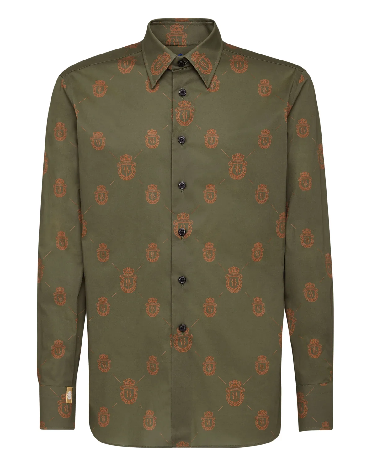 Shirt Silver Cut LS Crest, цвет: Зеленый