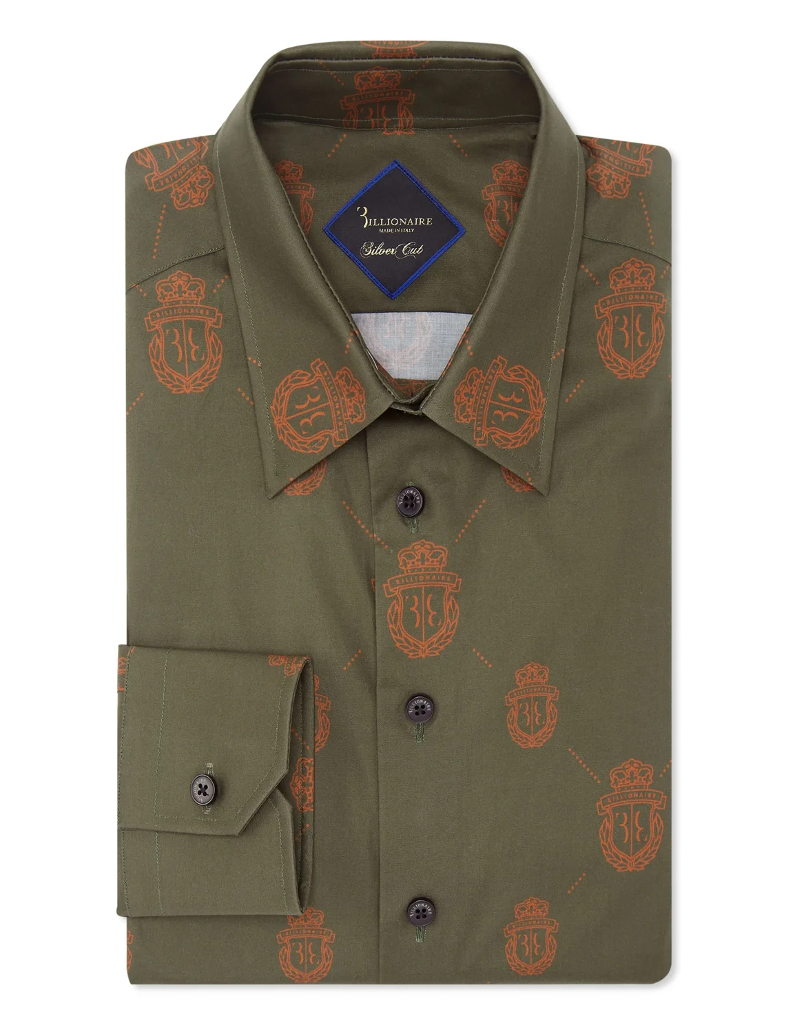 Shirt Silver Cut LS Crest, цвет: Зеленый
