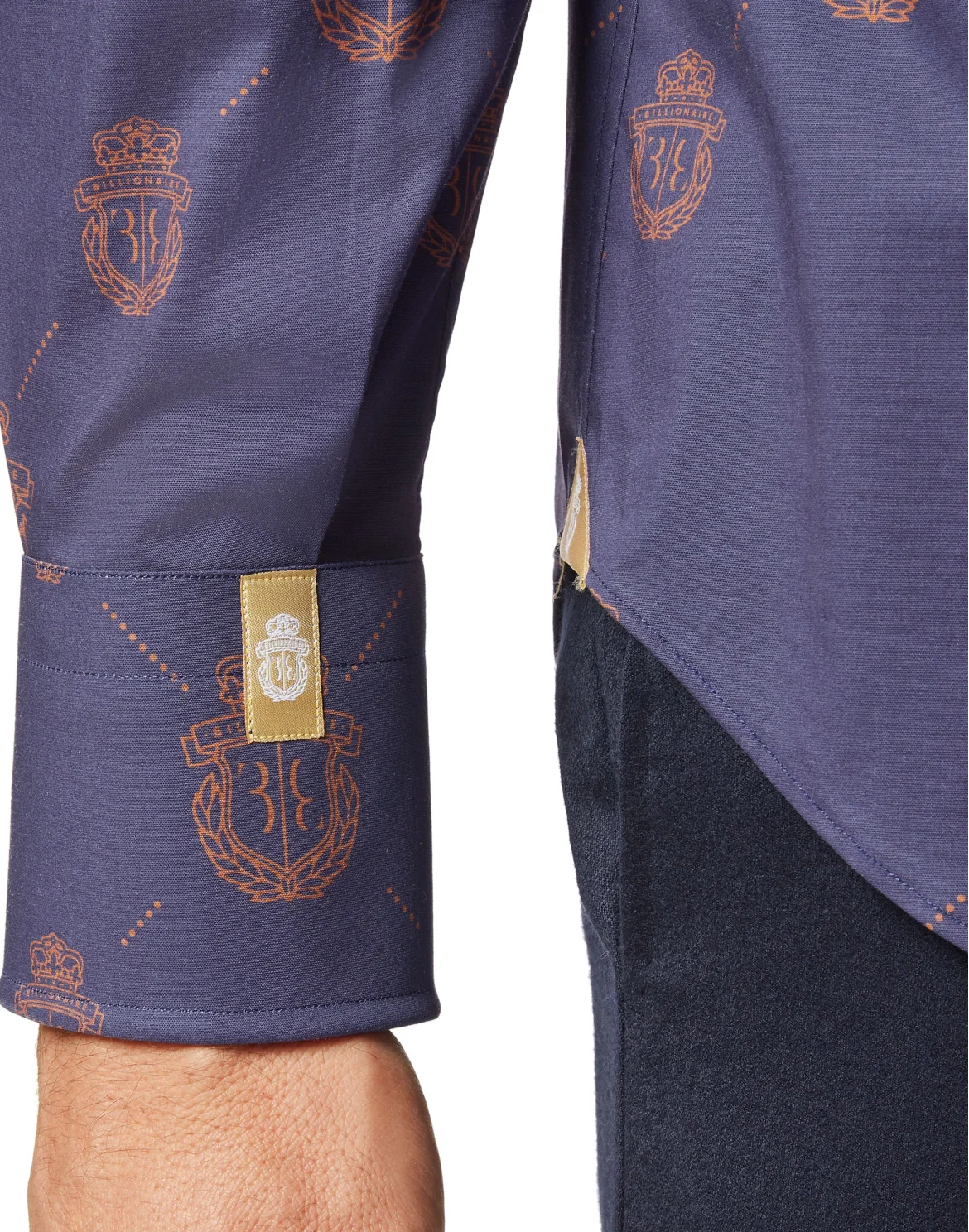 Shirt Silver Cut LS Crest, цвет: Синий
