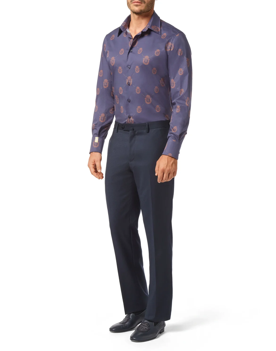 Shirt Silver Cut LS Crest, цвет: Синий