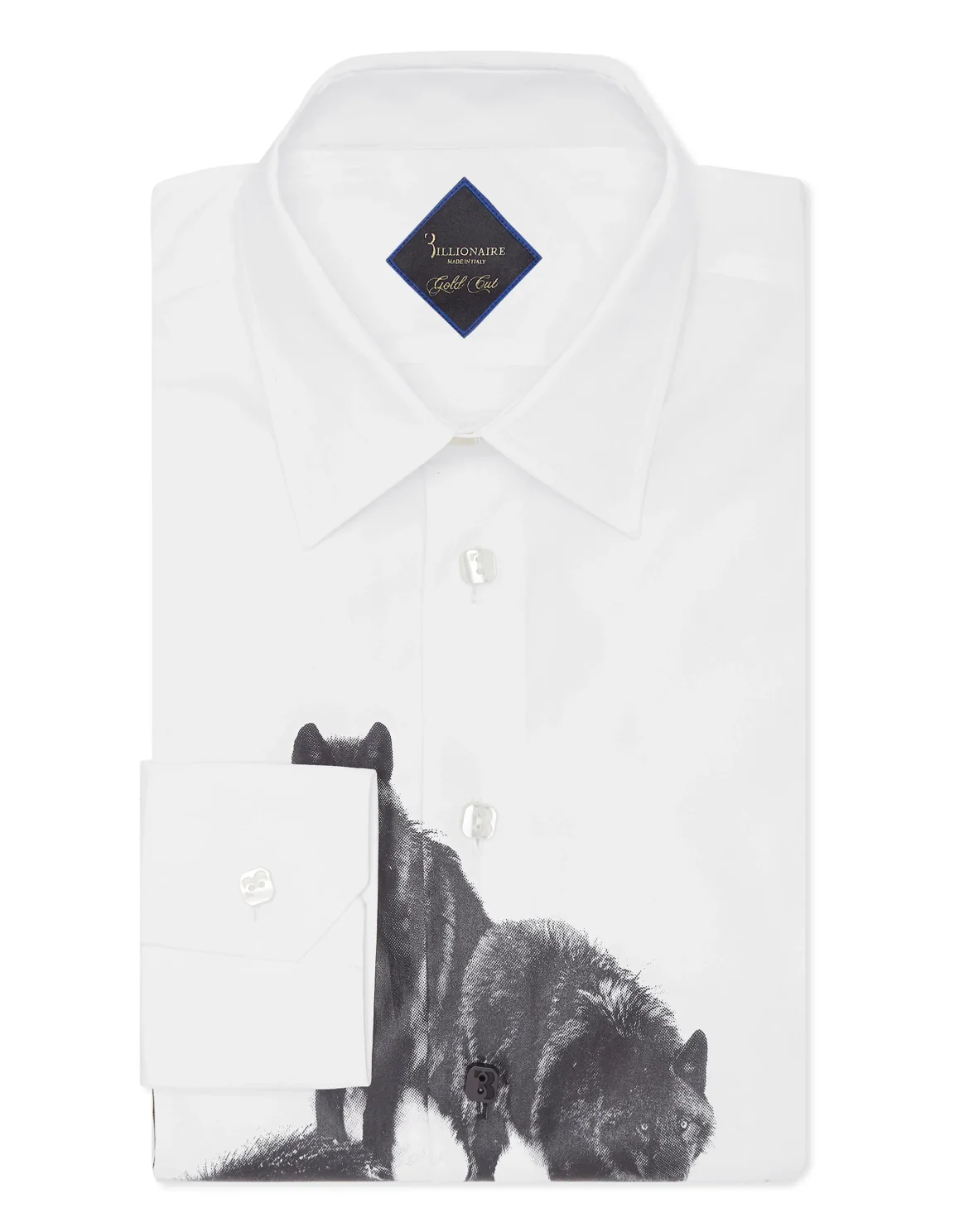 Shirt Gold Cut LS Wolf, цвет: Белый
