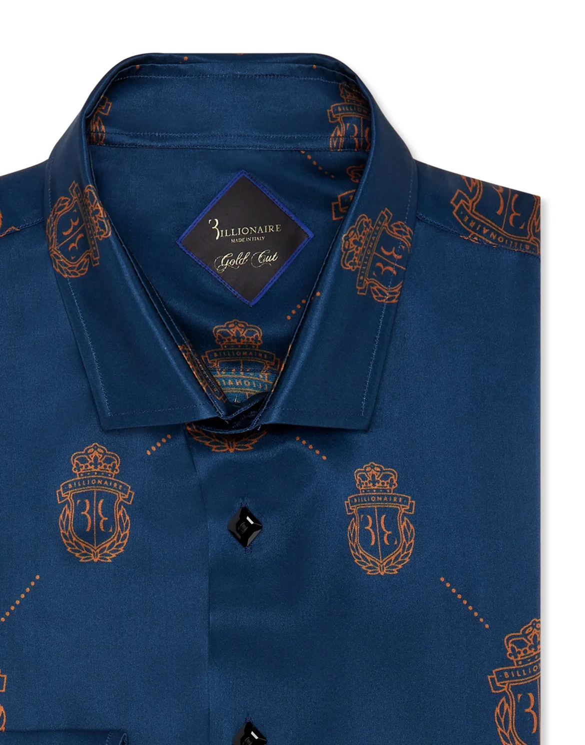 Silk Shirt Gold Cut LS Crest, цвет: Синий