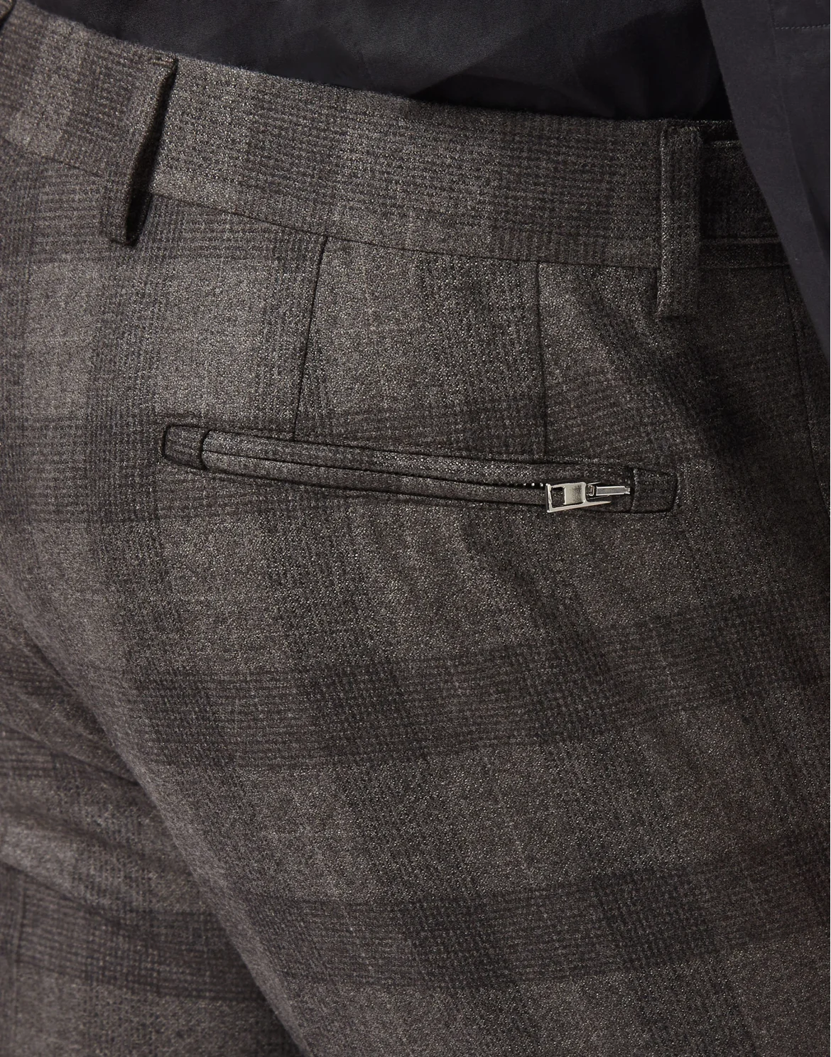 Wool Long Trousers Tailored fit Check Crest, цвет: Коричневый