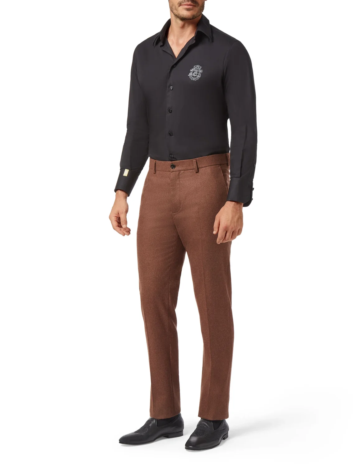 Wool Long Trousers Iconic, цвет: Коричневый