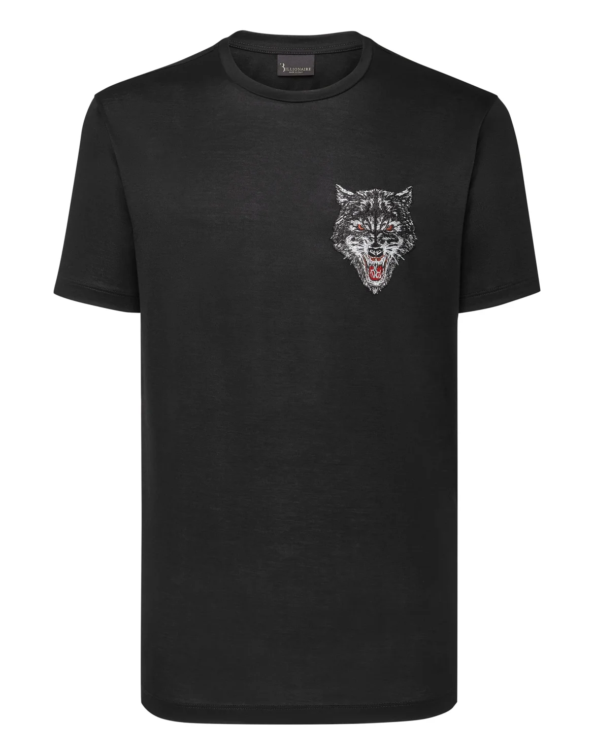 T-shirt Round Neck SS Wolf, цвет: Черный