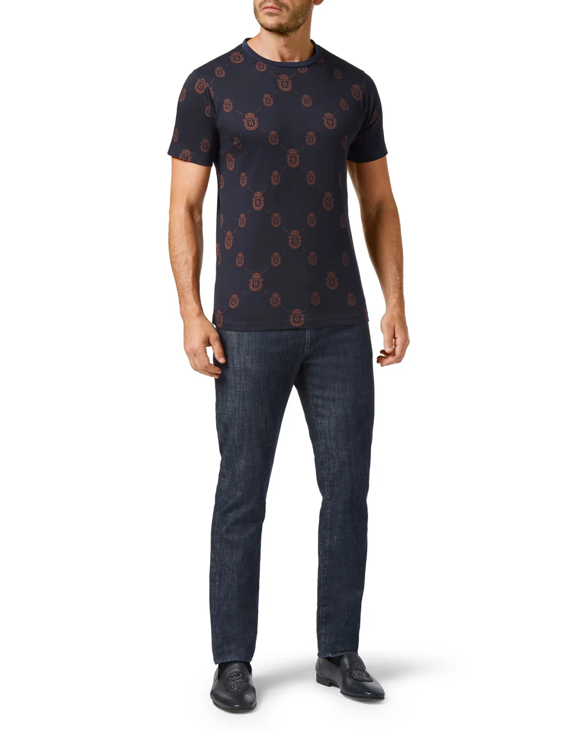 T-shirt Round Neck SS Crest, цвет: Синий
