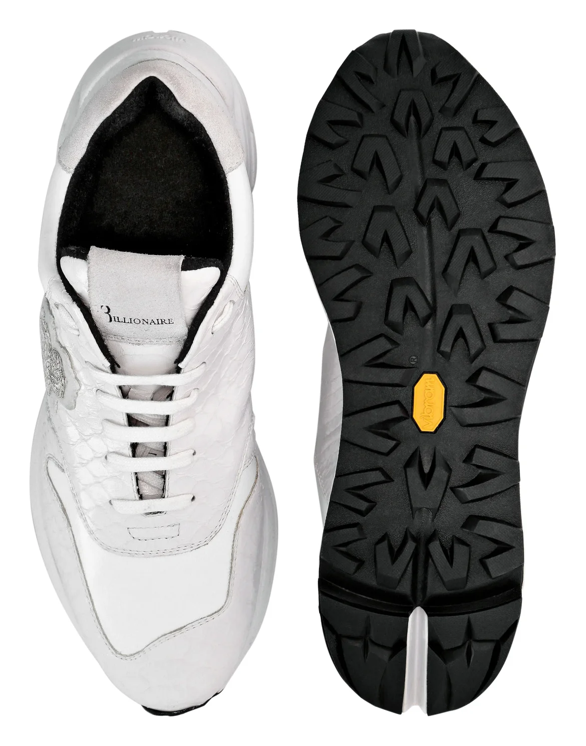 Python Leather Runner Wolf, цвет: Белый