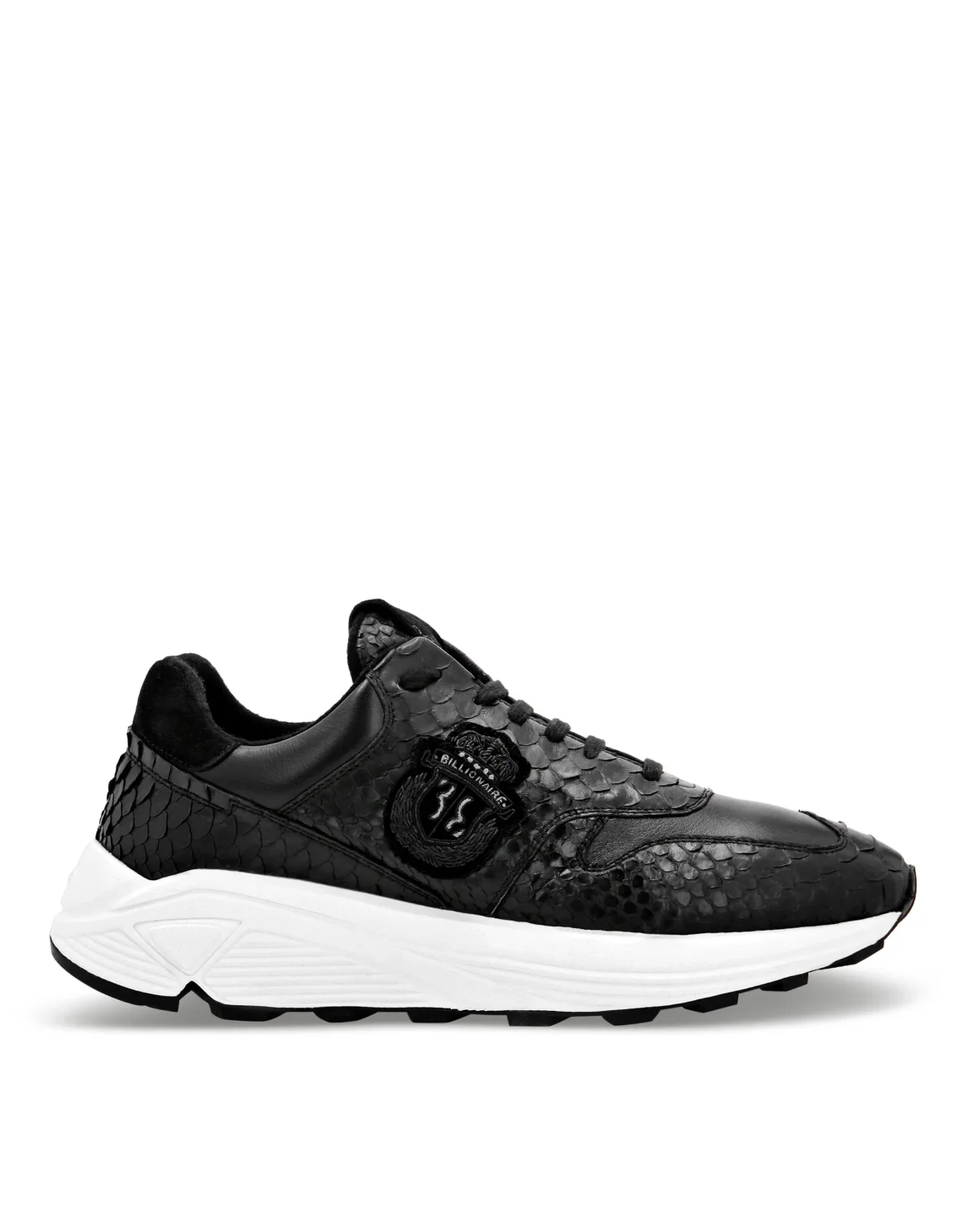 Python Leather Runner Wolf, цвет: Черный