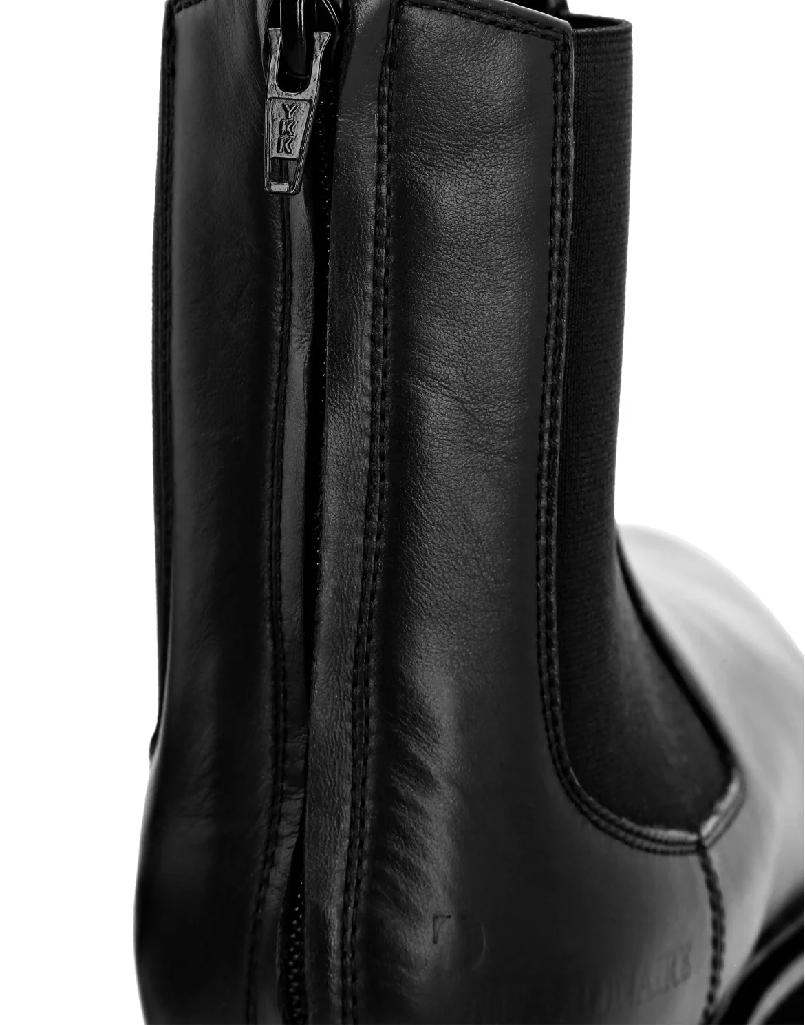Leather Boots Low Flat Iconic, цвет: Черный