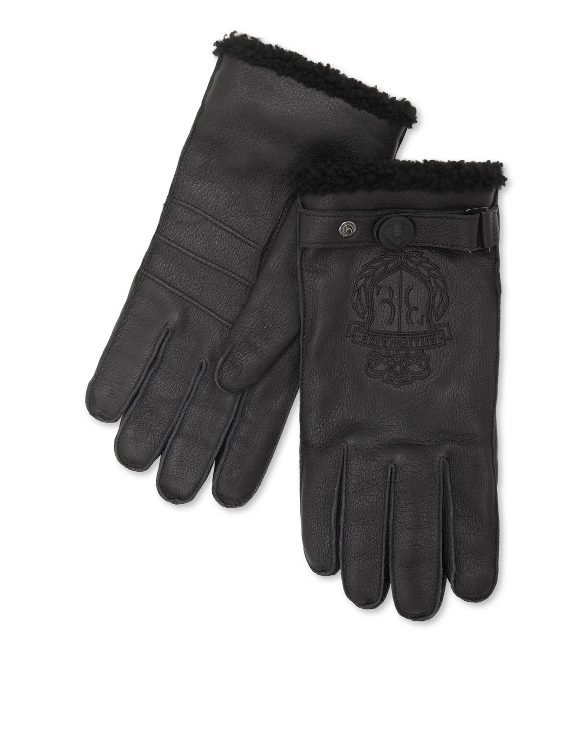 Leather Lo-gloves, цвет: Черный