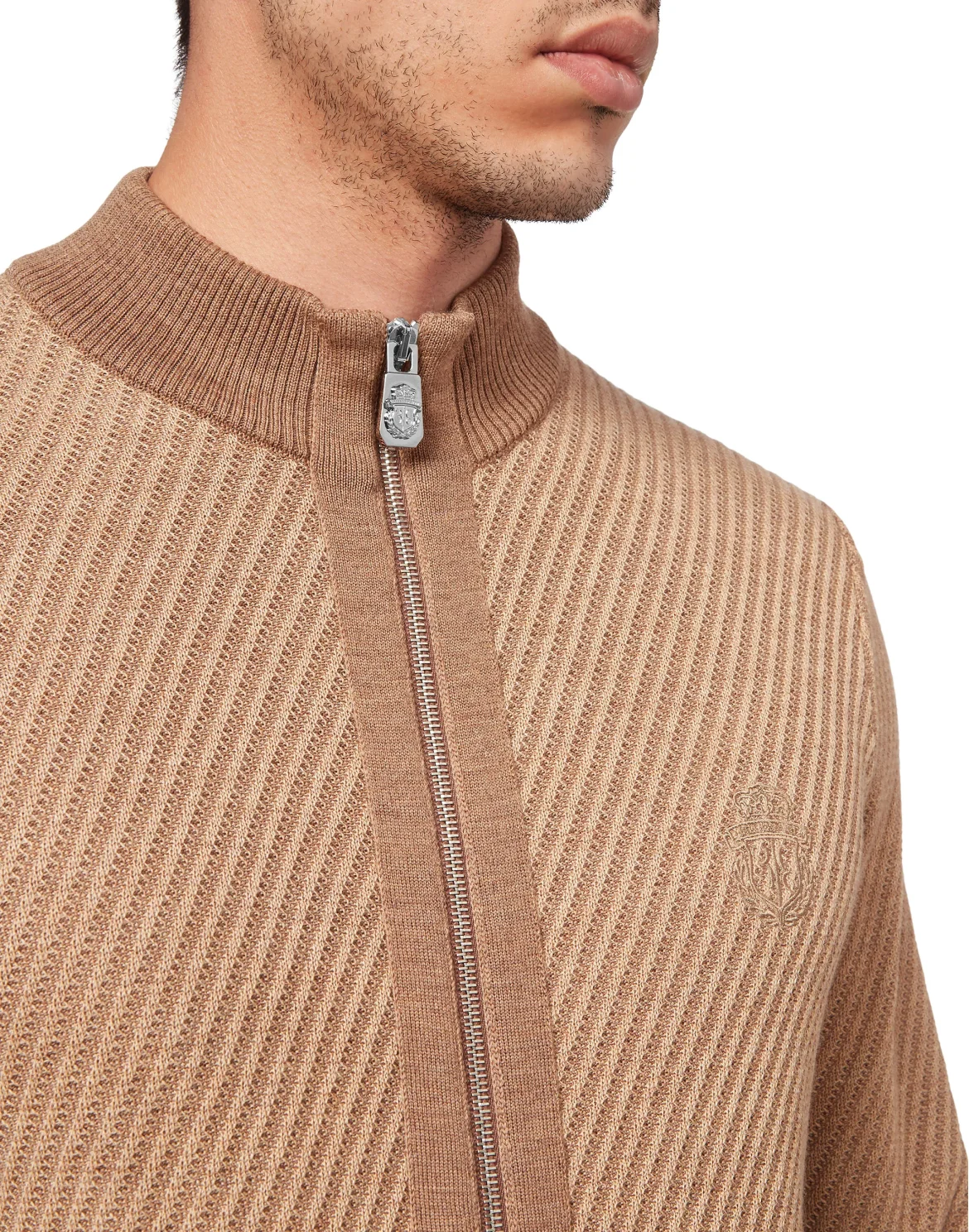Knit Jacket, цвет: Коричневый