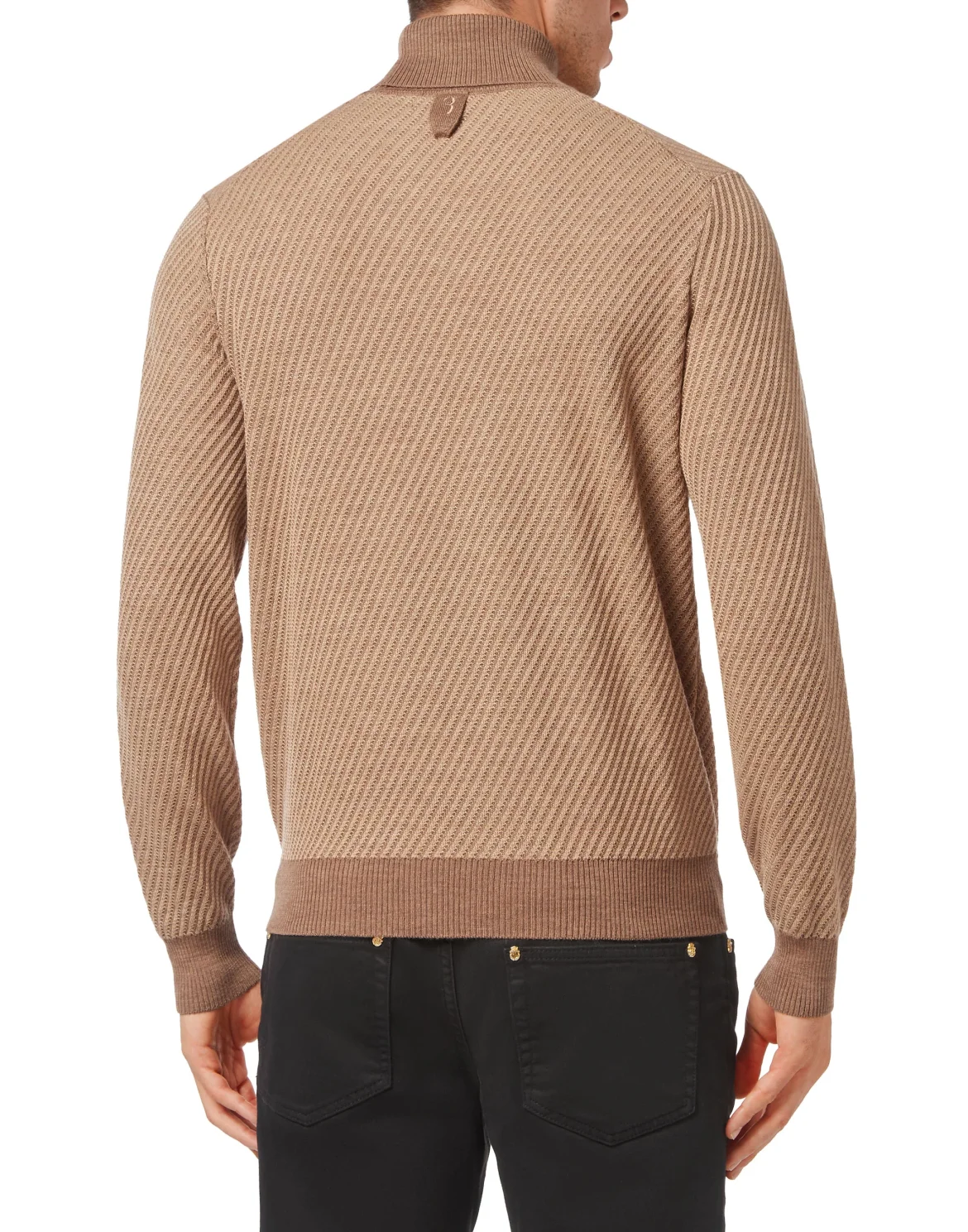 TurtleNeck LS Crest, цвет: Коричневый