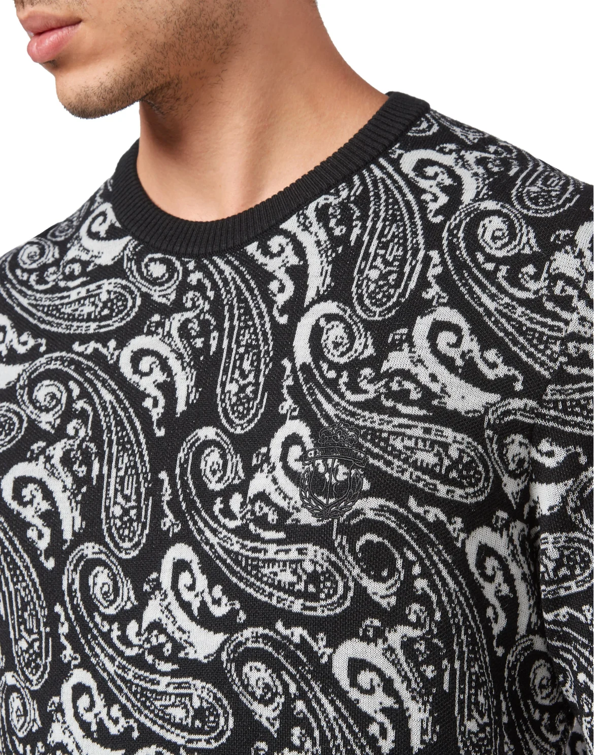 Pullover Round Neck LS, цвет: Черный