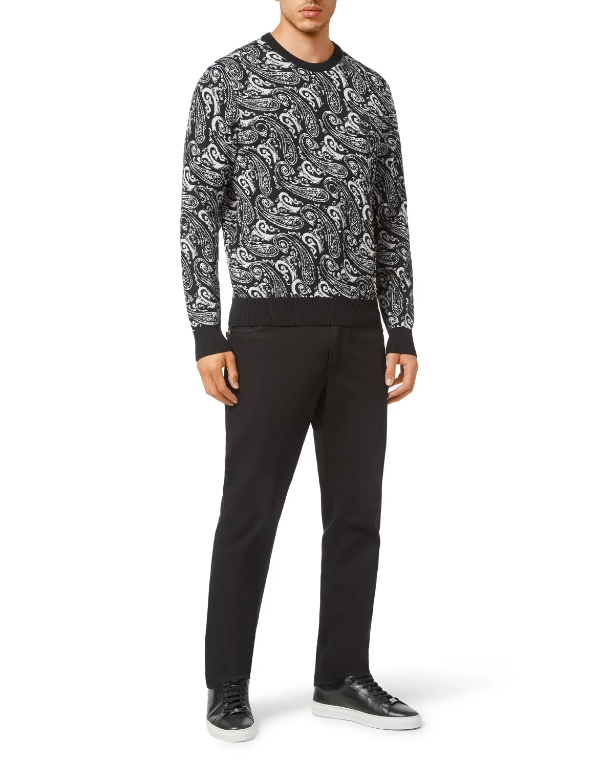 Pullover Round Neck LS, цвет: Черный