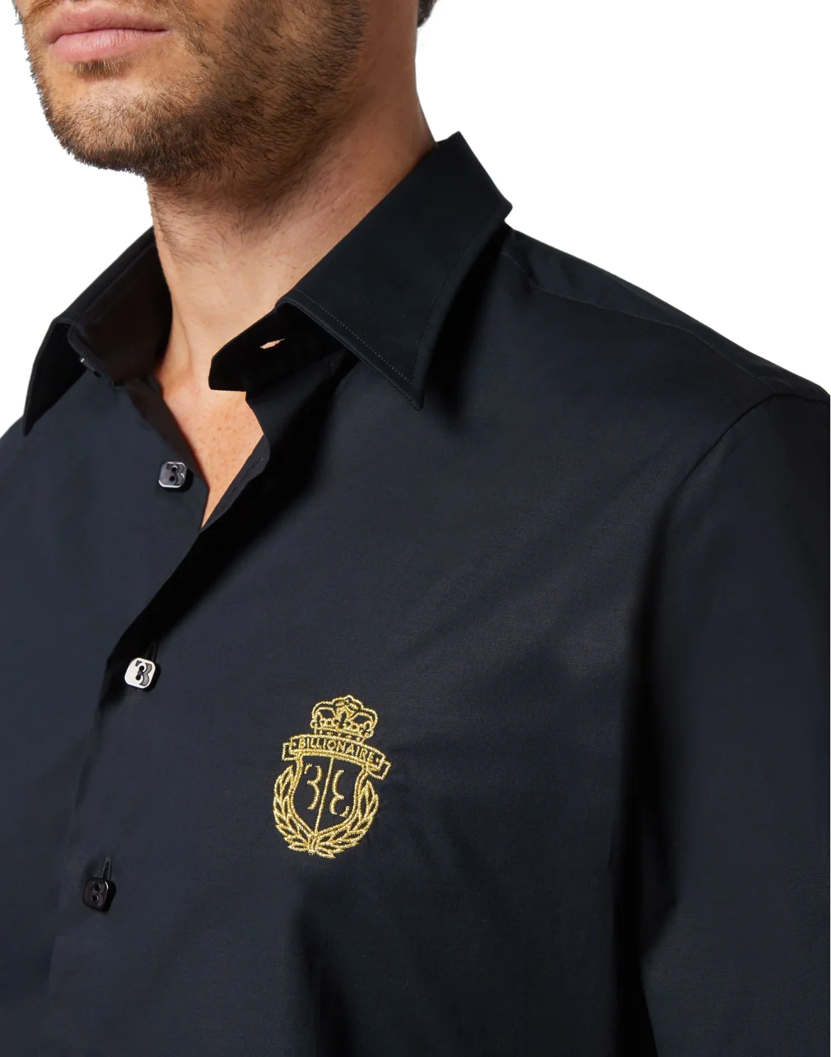 Shirt Silver Cut LS, цвет: Черный