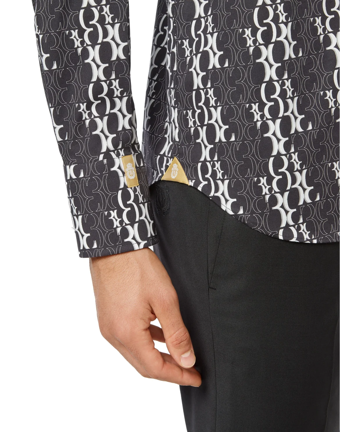 Shirt LS Slim Fit, цвет: Черный
