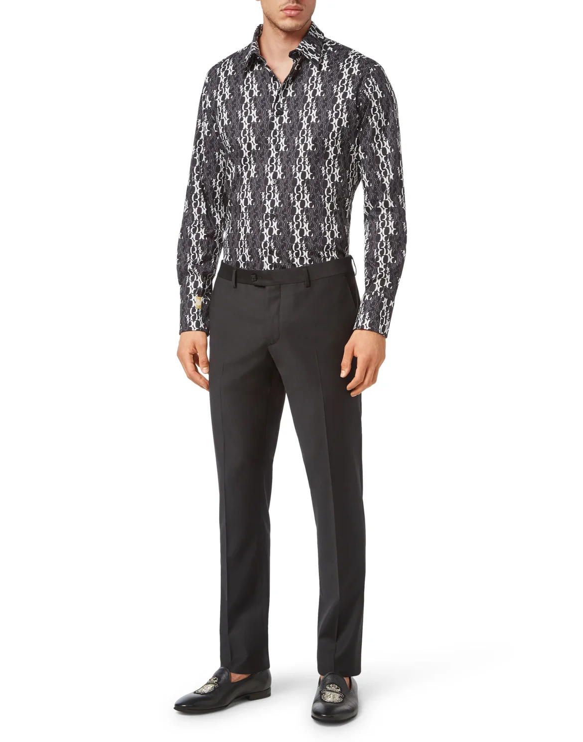 Shirt LS Slim Fit, цвет: Черный