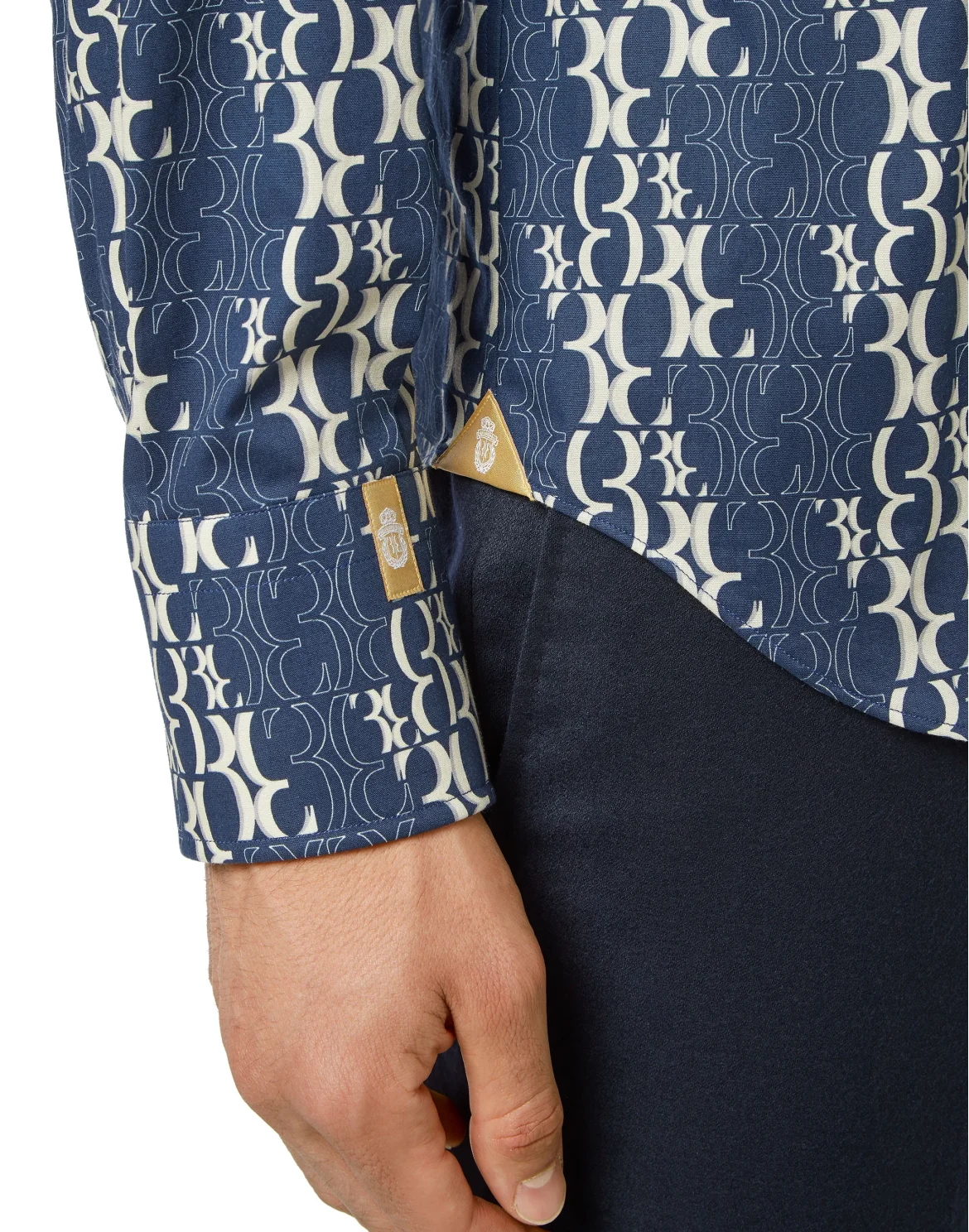 Shirt LS Slim Fit, цвет: Синий