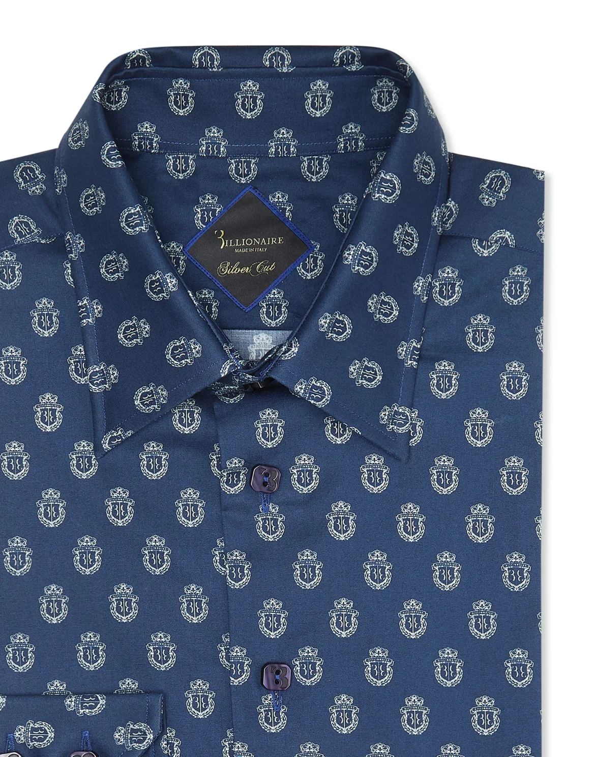 Cotton Shirt LS Slim Fit, цвет: Синий