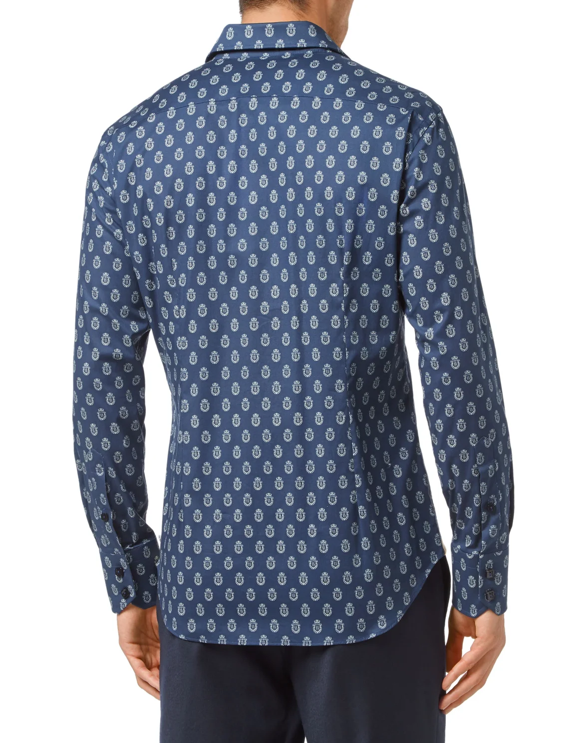 Cotton Shirt LS Slim Fit, цвет: Синий