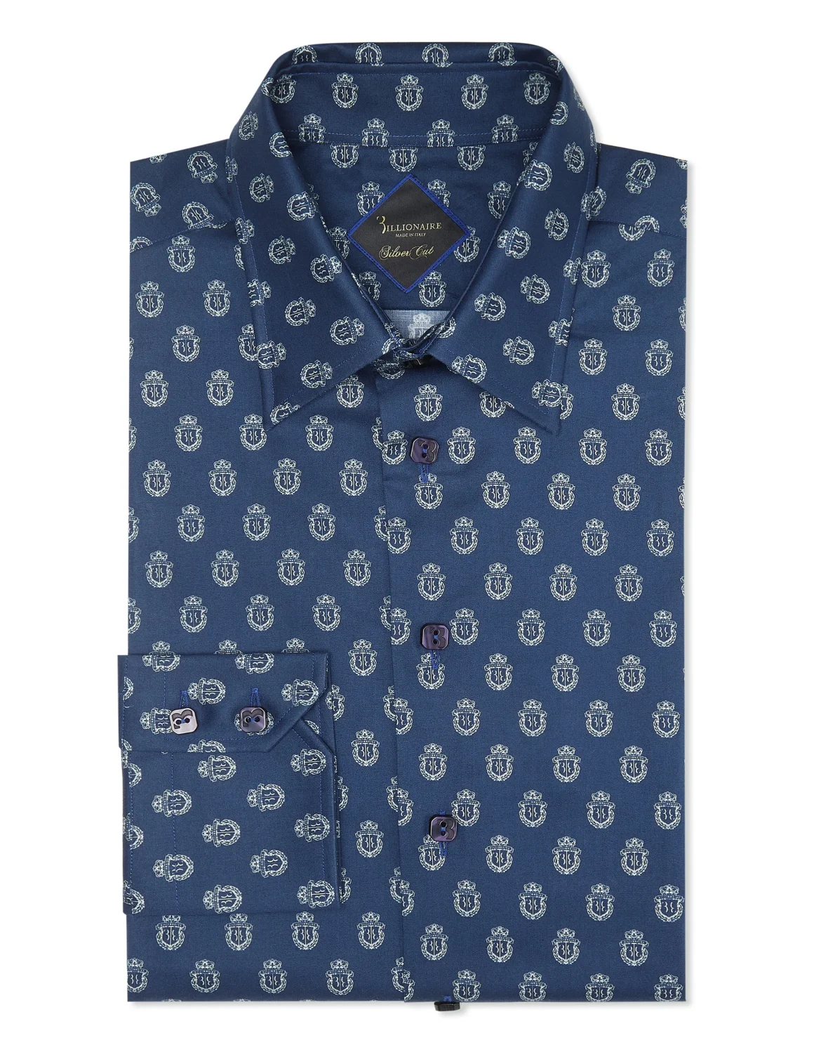 Cotton Shirt LS Slim Fit, цвет: Синий