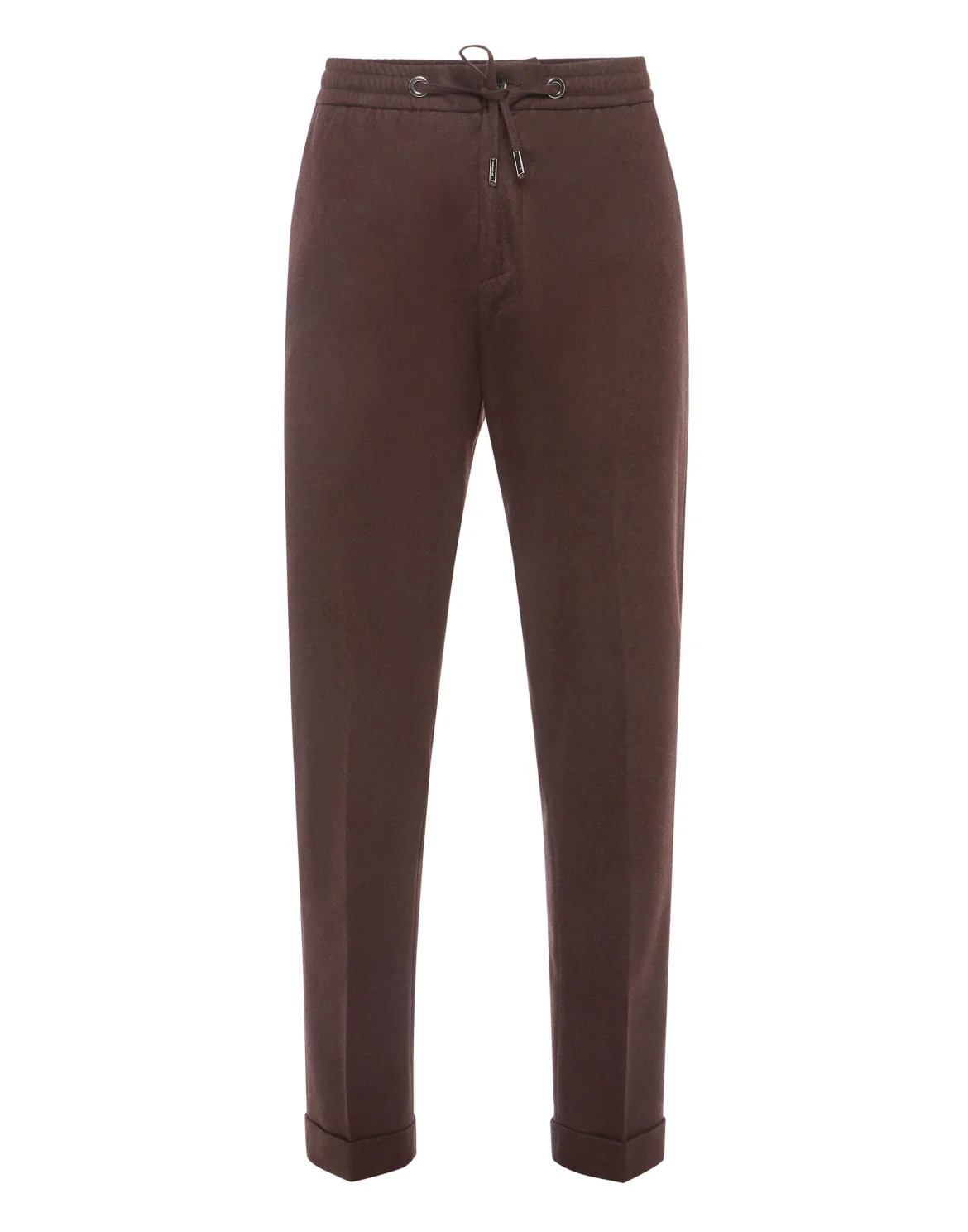 Flannel Jogging Trousers, цвет: Коричневый