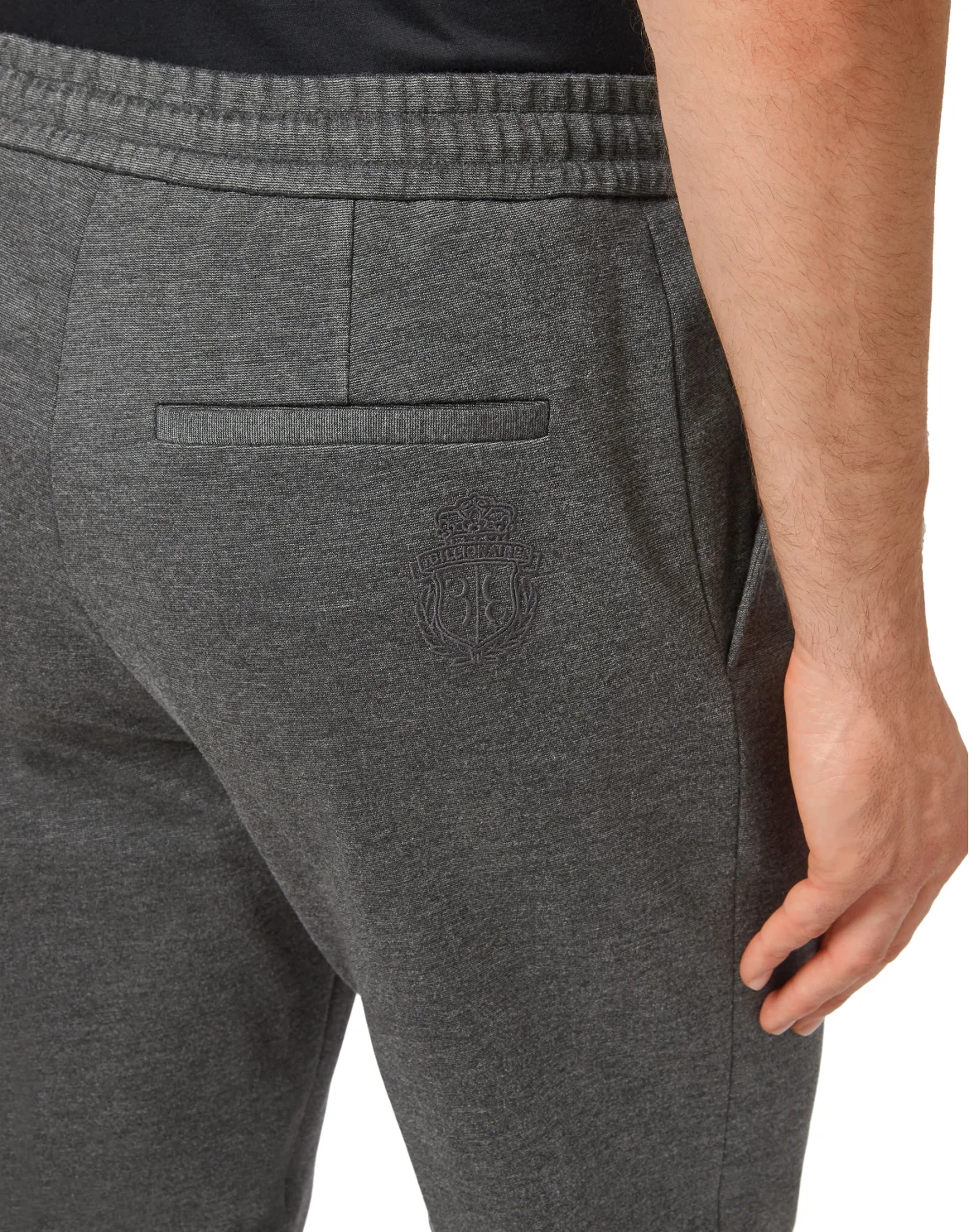 Flannel Jogging Trousers, цвет: Серый