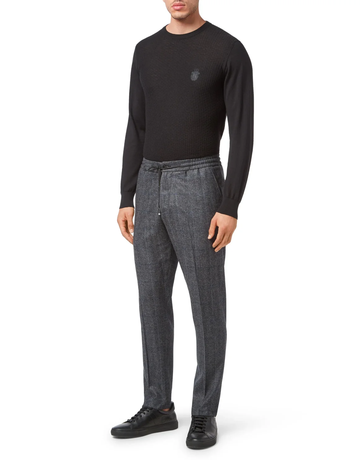 Long Trousers Chinos fit, цвет: Серый