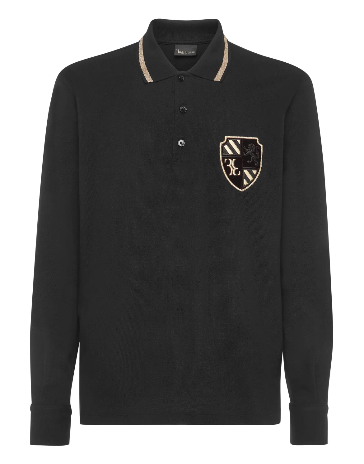 Polo shirt LS, цвет: Черный
