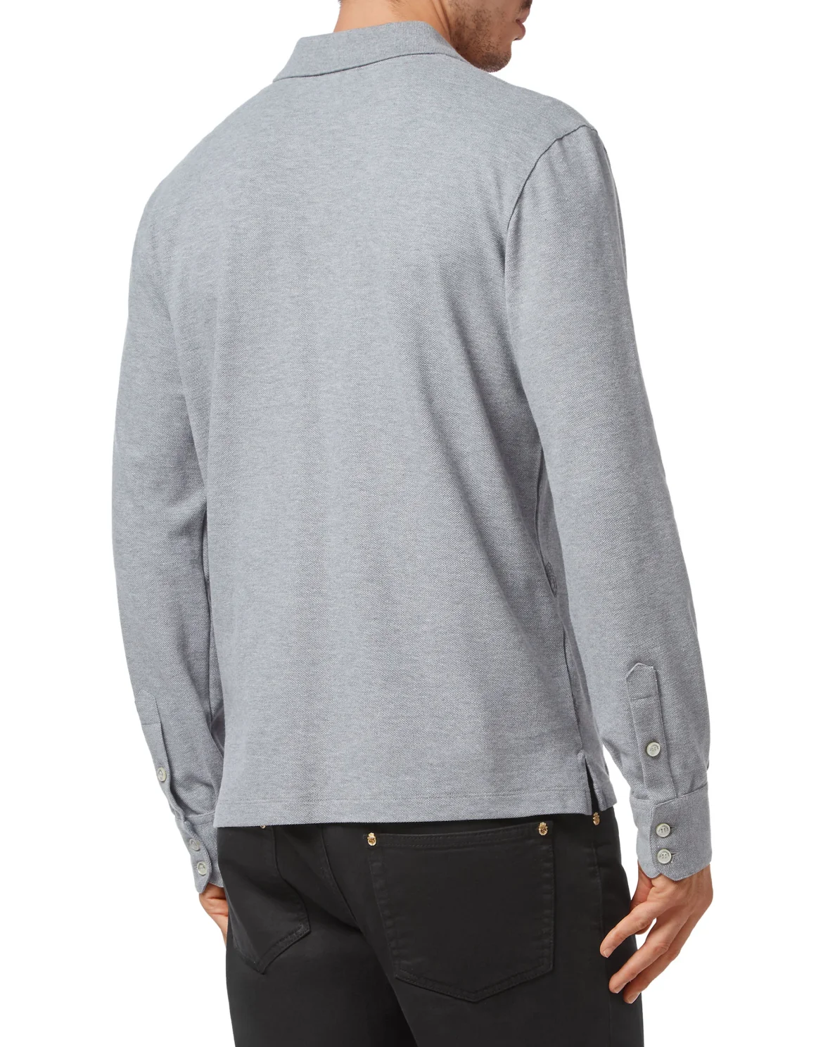 Polo shirt LS, цвет: Серый