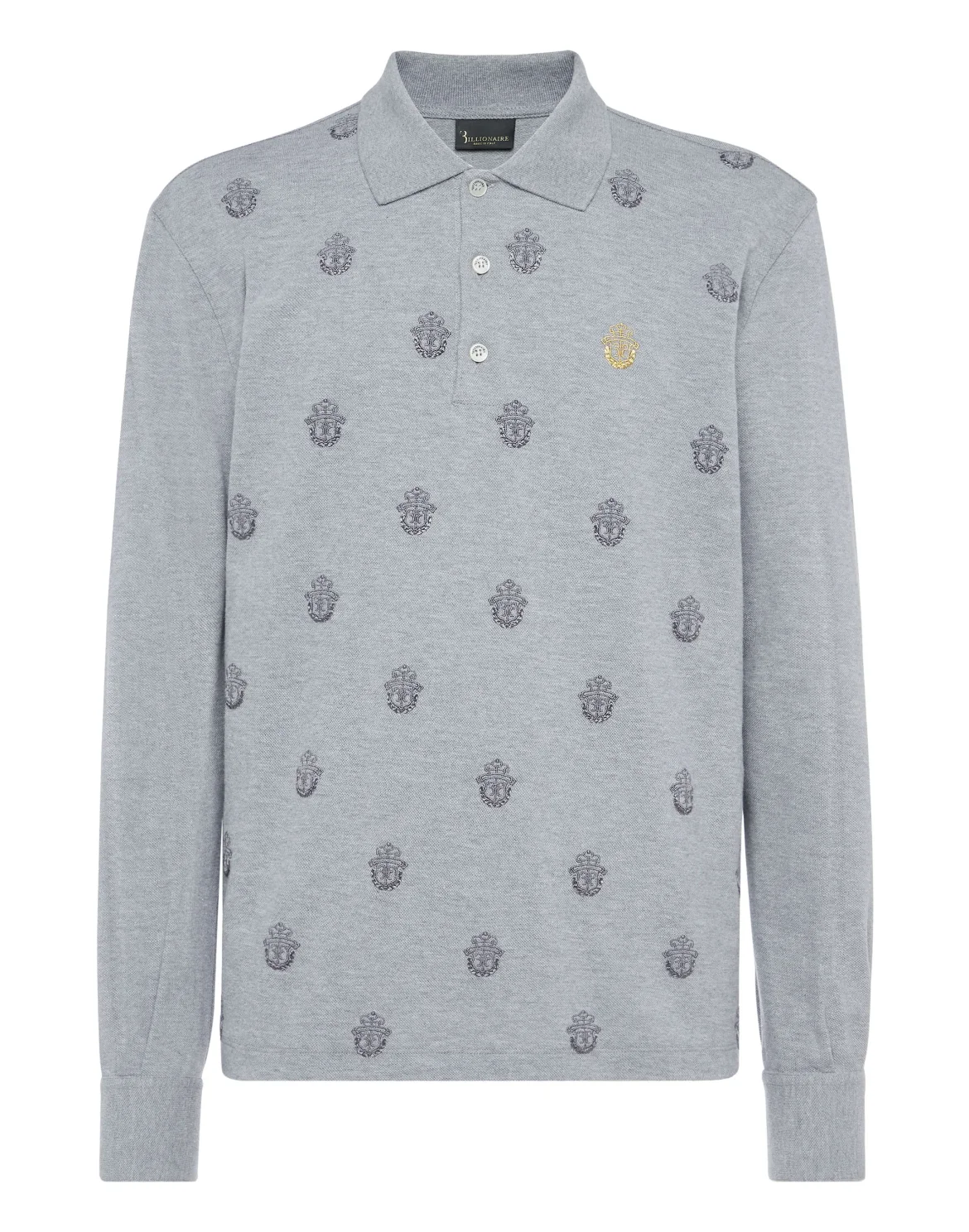 Polo shirt LS, цвет: Серый