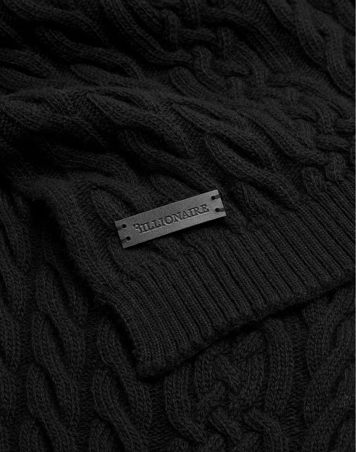 Wool Long Scarf, цвет: Черный