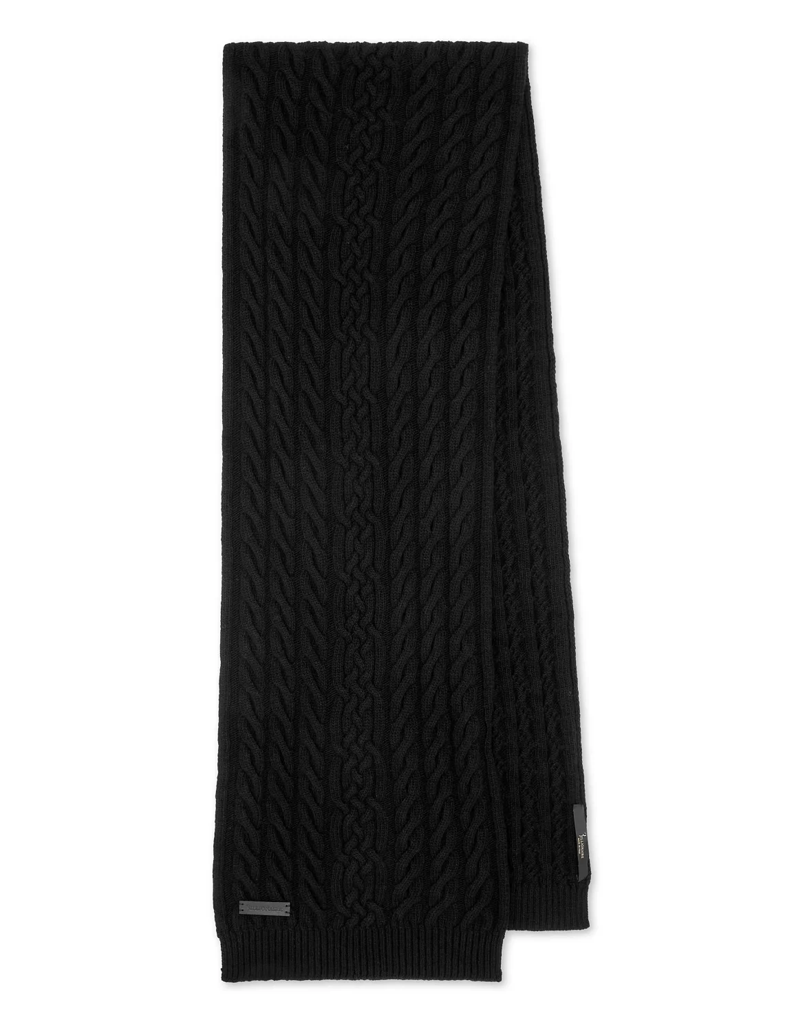 Wool Long Scarf, цвет: Черный