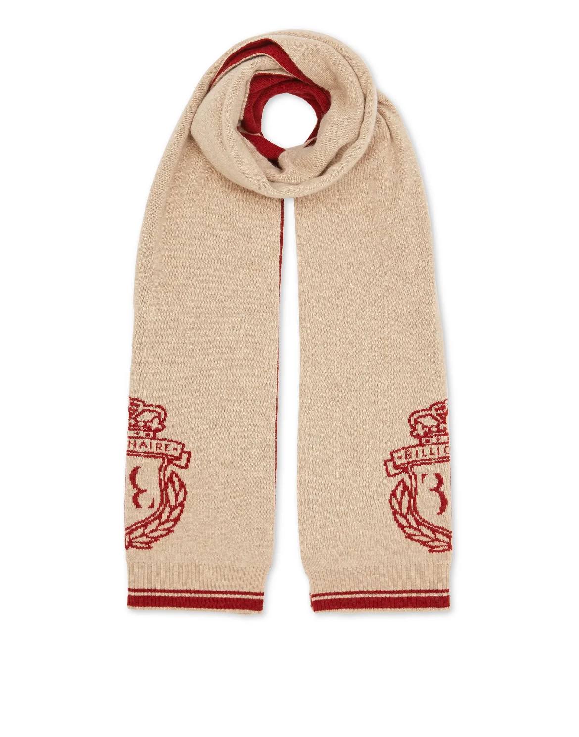 Cashmere Wool Long Scarf, цвет: Бежевый