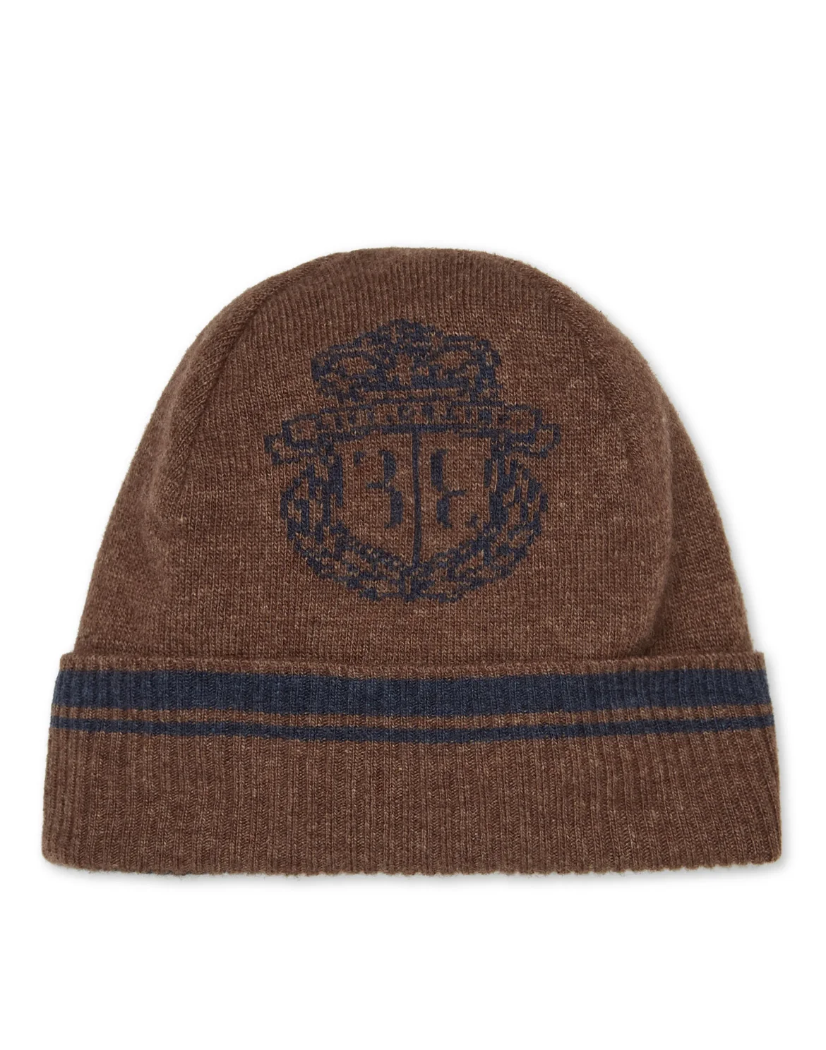 Cashmere Wool Beanie, цвет: Коричневый