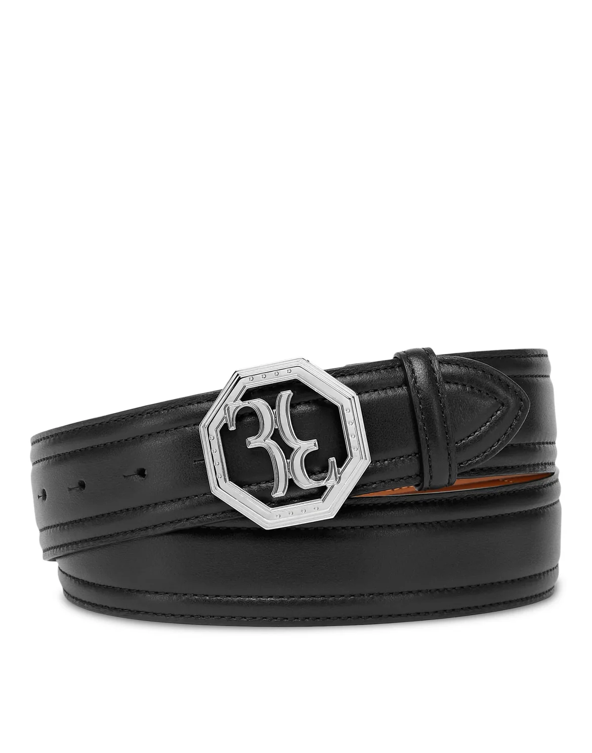Leather Belt, цвет: Черный