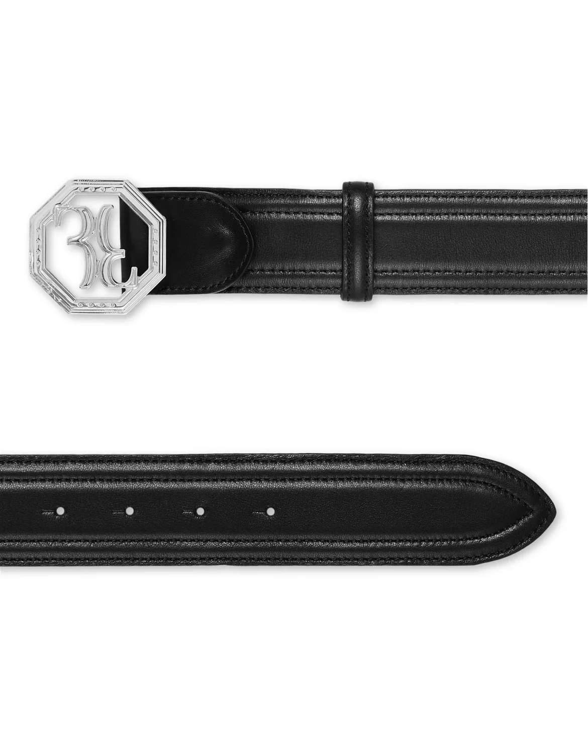 Leather Belt, цвет: Черный