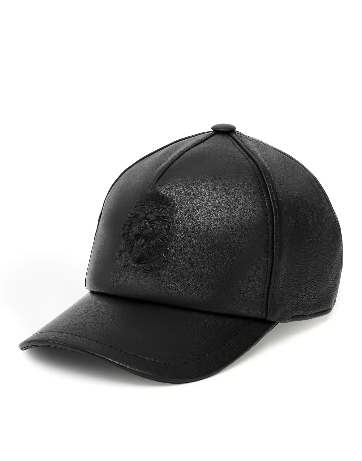Leather Cap, цвет: Черный