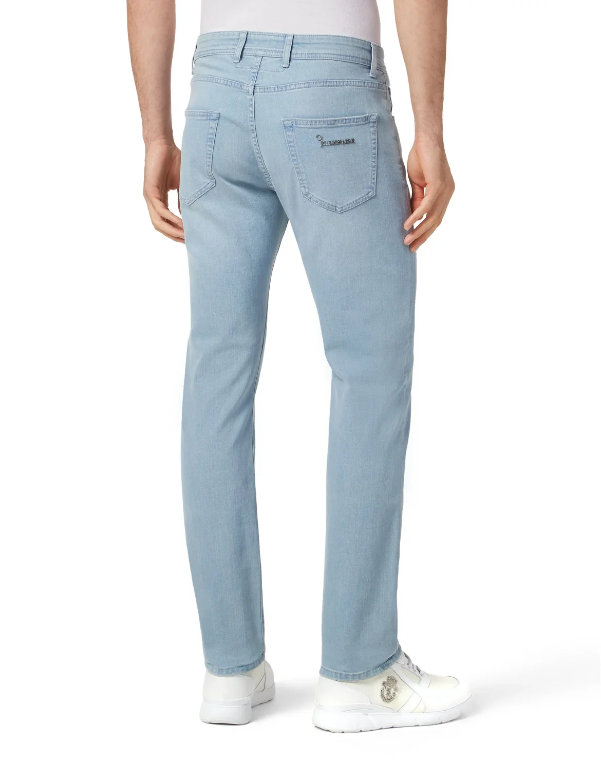 Denim Trousers Super Straight Cut Fit, цвет: Голубой