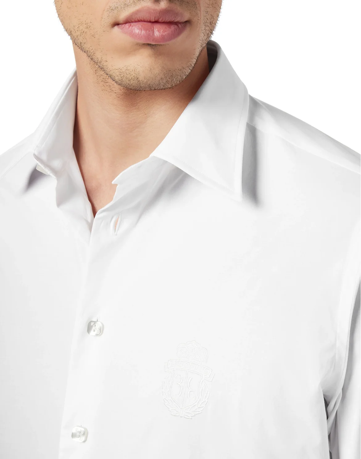 Shirt Slim Fit, цвет: Белый