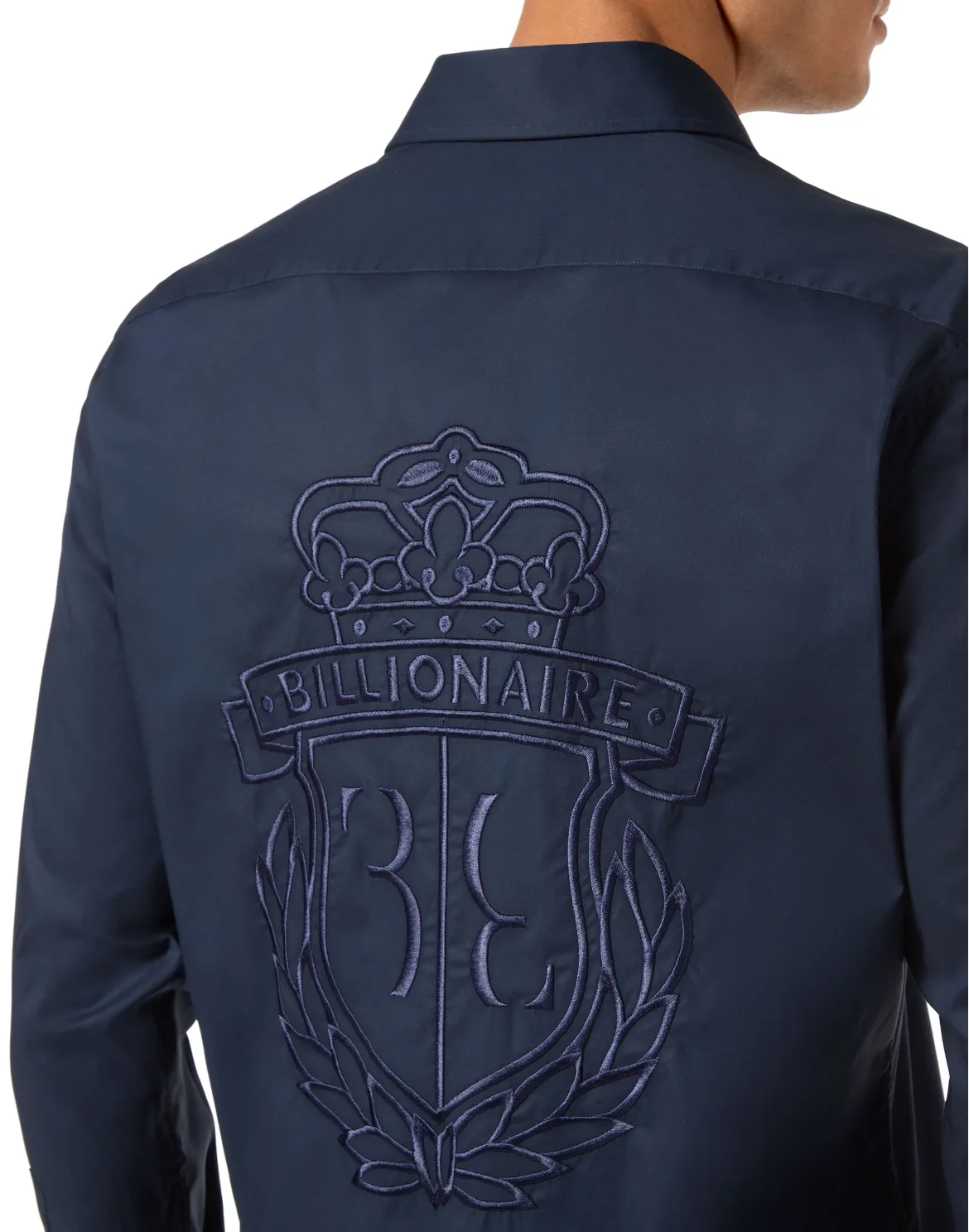 Shirt Silver Cut LS Slim Fit, цвет: Синий