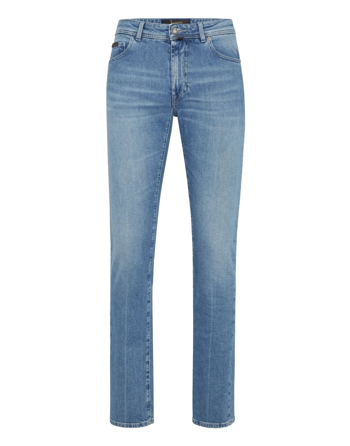 Super Straight Cut Denim Trousers, цвет: Голубой