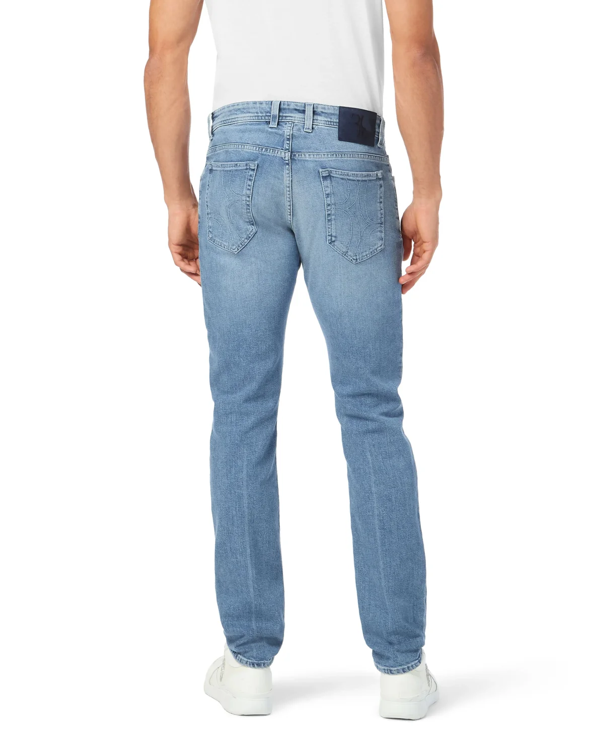 Super Straight Cut Denim Trousers, цвет: Голубой