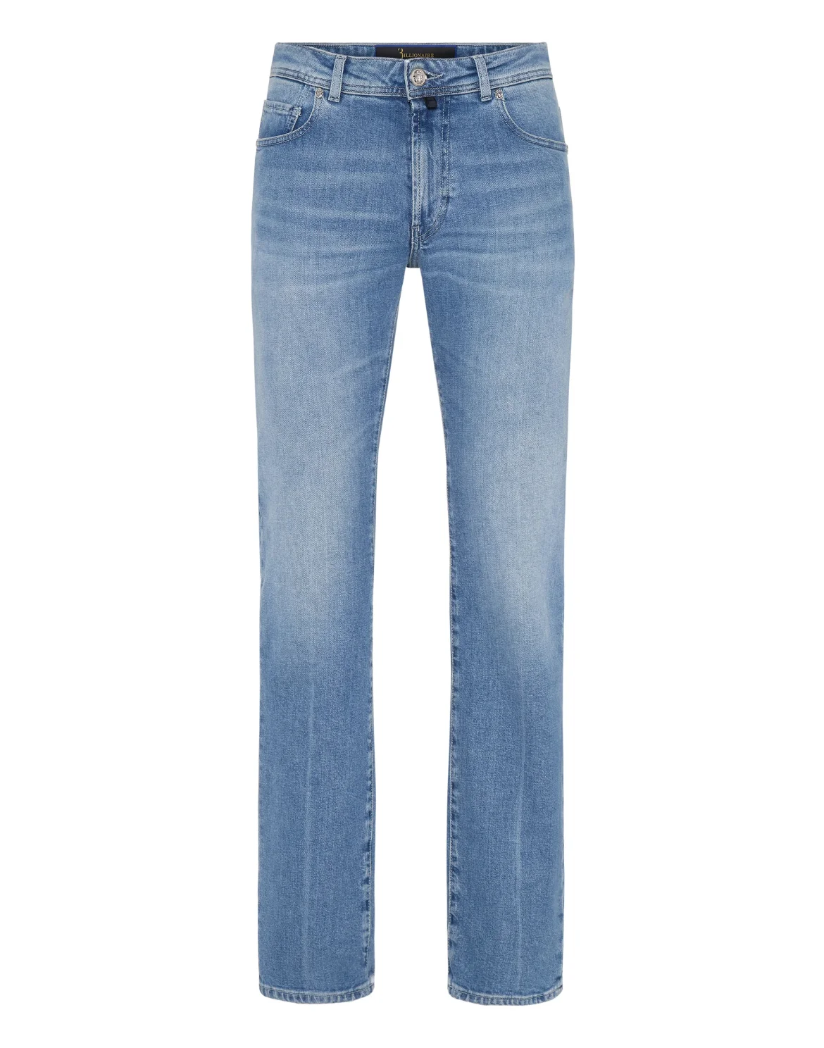 Regular Fit Denim Trousers, цвет: Голубой