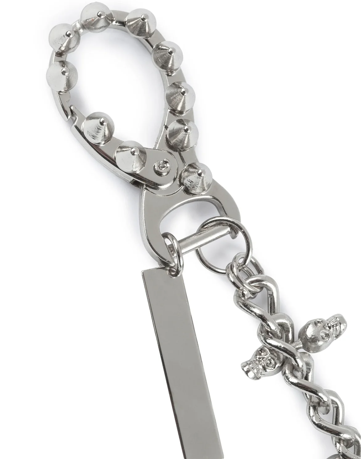 Metal chain "Skull", цвет: Серебристый