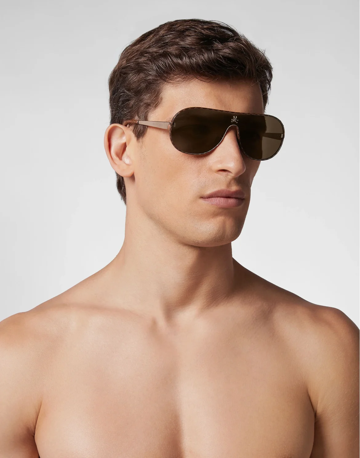 Sunglasses Target Leather, цвет: Золотой