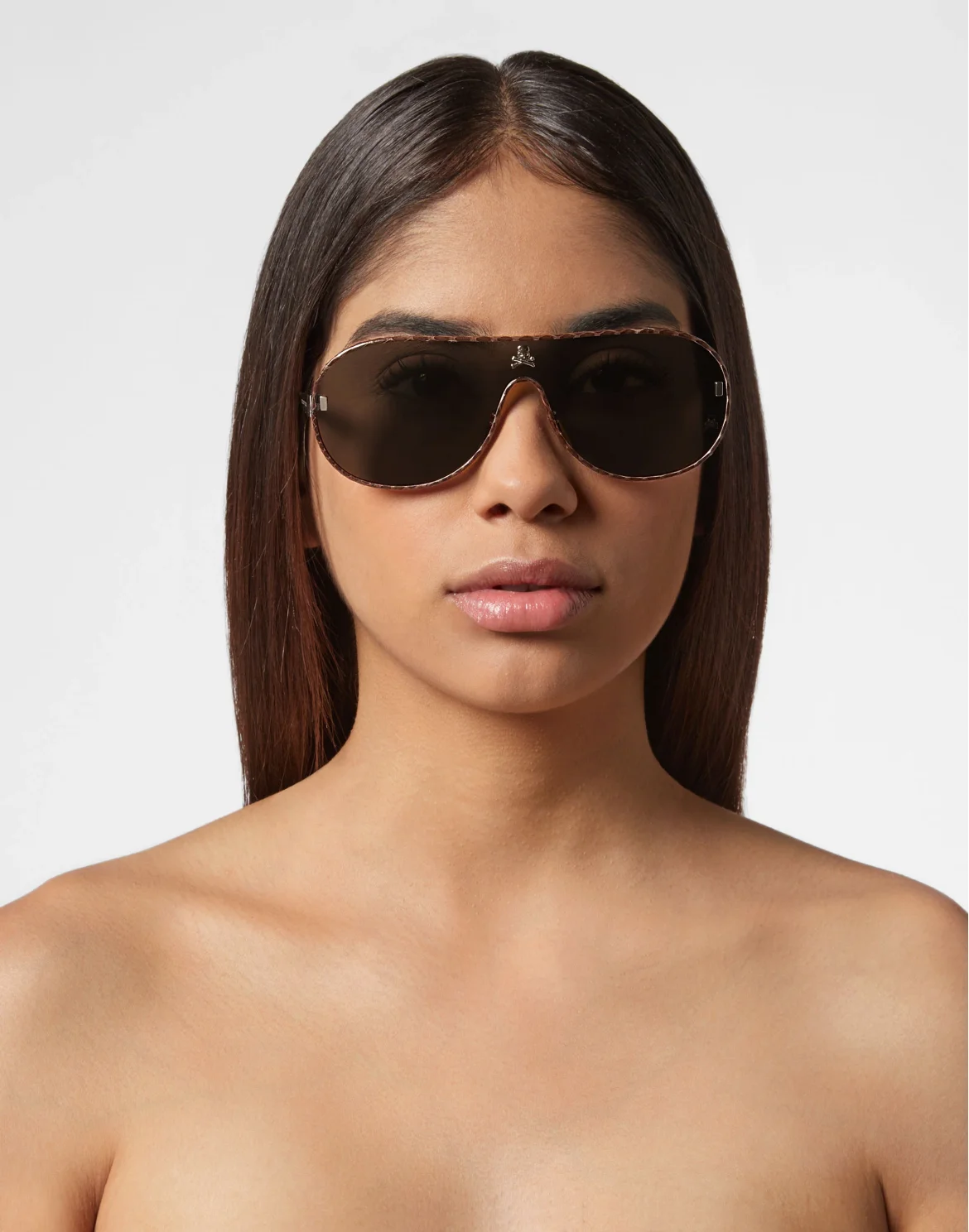 Sunglasses Target Leather, цвет: Золотой