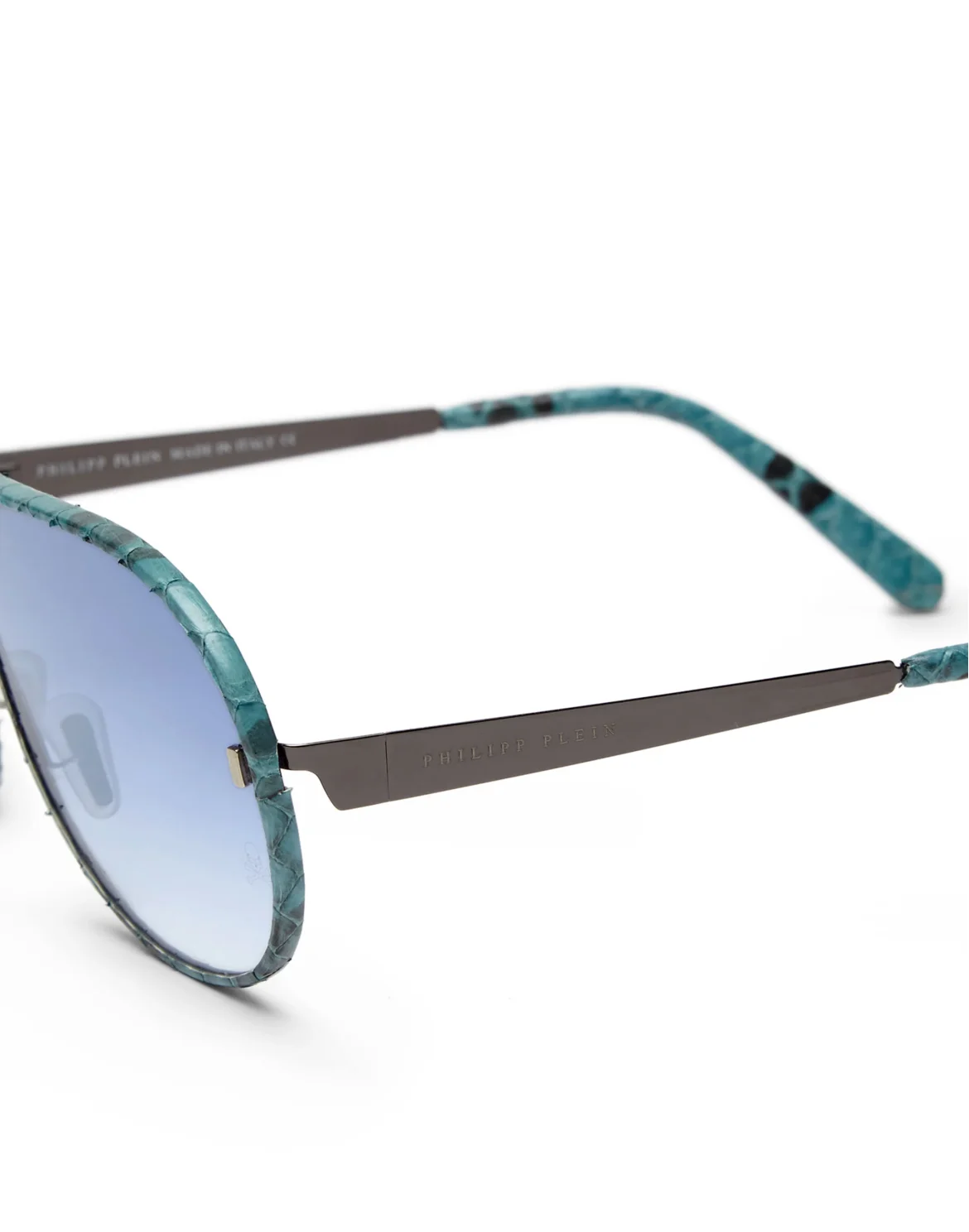 Sunglasses Target Leather, цвет: Бирюзовый