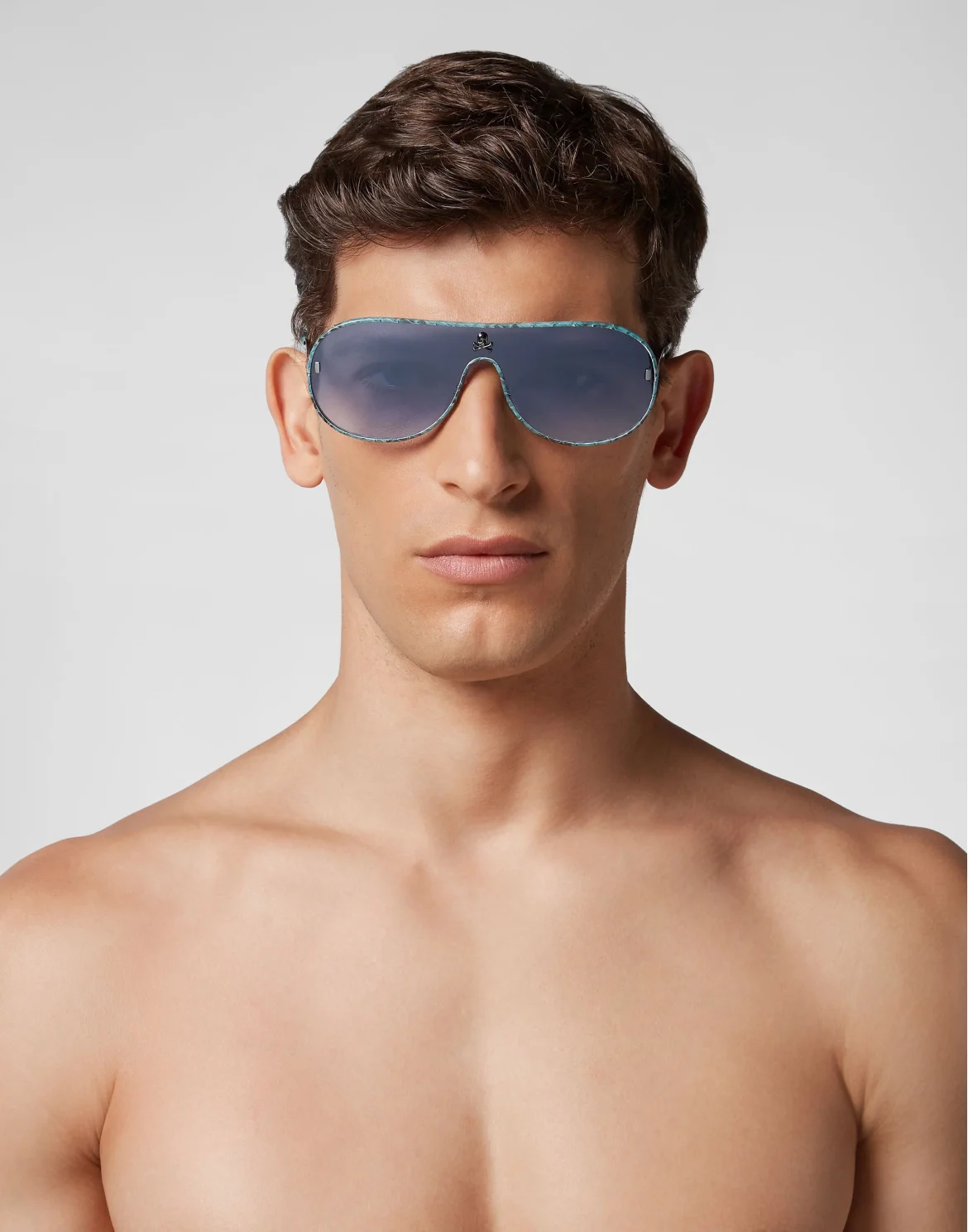Sunglasses Target Leather, цвет: Бирюзовый