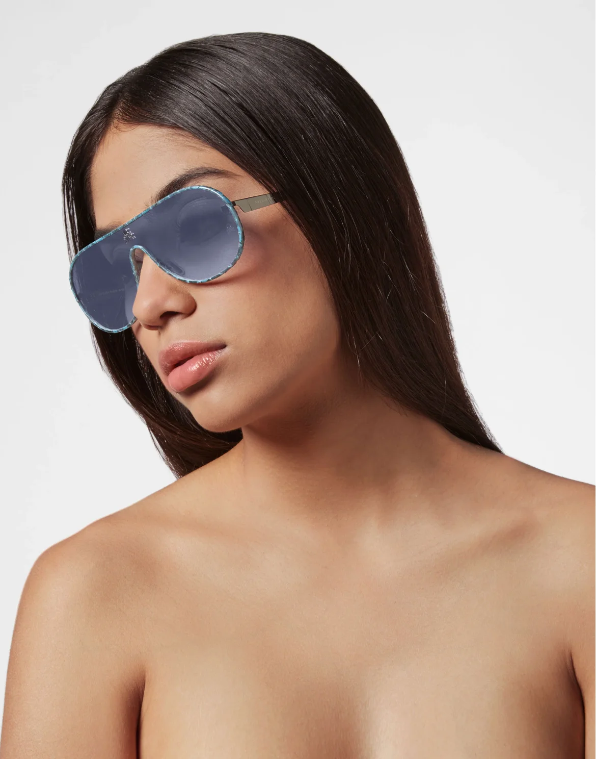 Sunglasses Target Leather, цвет: Бирюзовый